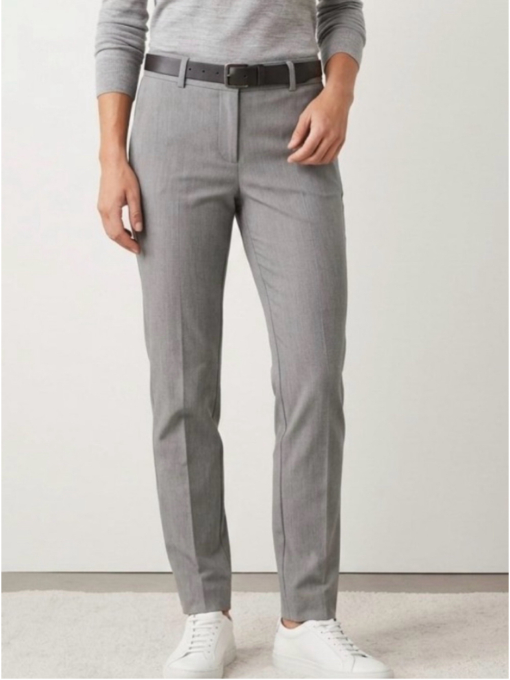 Women's Banana Republic Sloan Trousers Size 6 Grey. 2037